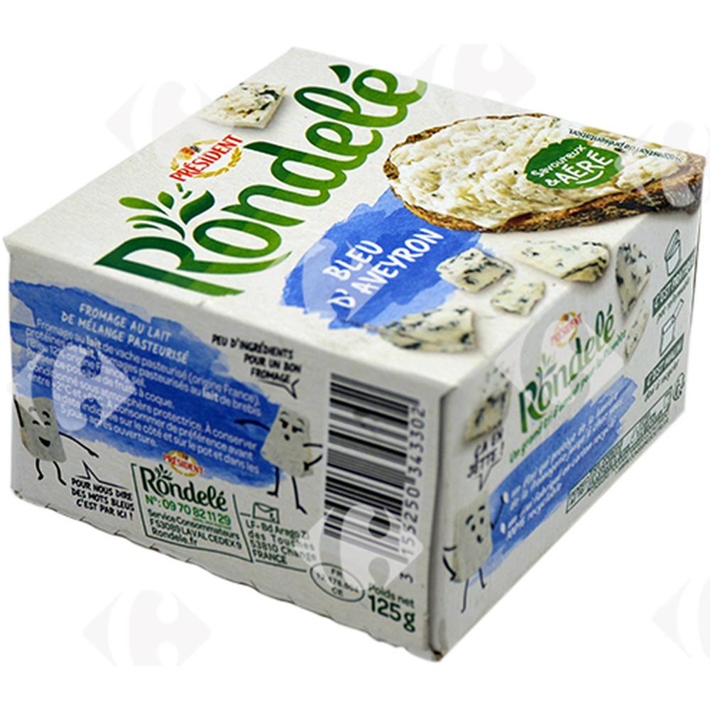 [649019] Fromage Rondelé au Bleu Président 125g.