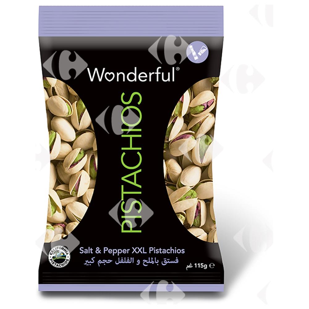 Pistaches Poivre et Sel Wonderful 115g.
