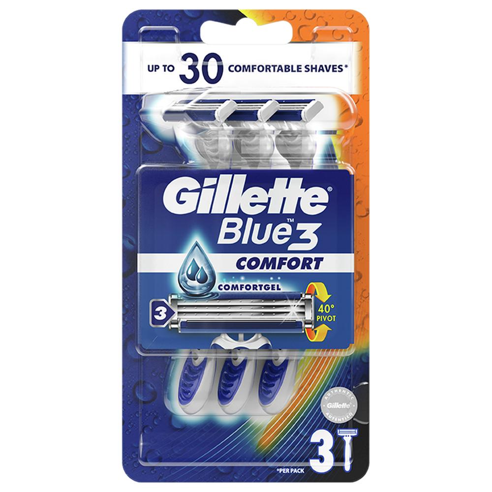 [190536] Rasoir Jetable Blue 3 Gillette 3 Unités.