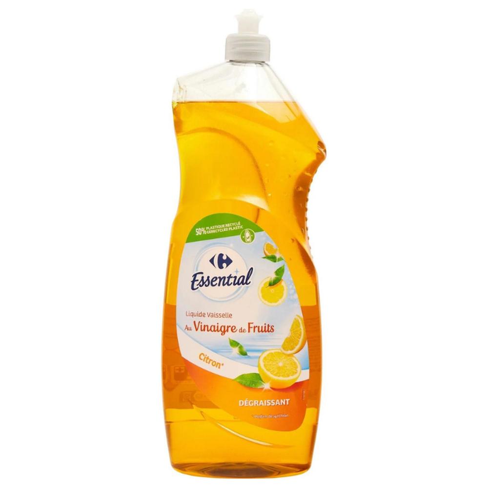 [530789] Liquide Vaisselle Citron Carrefour Essential 1,5L
