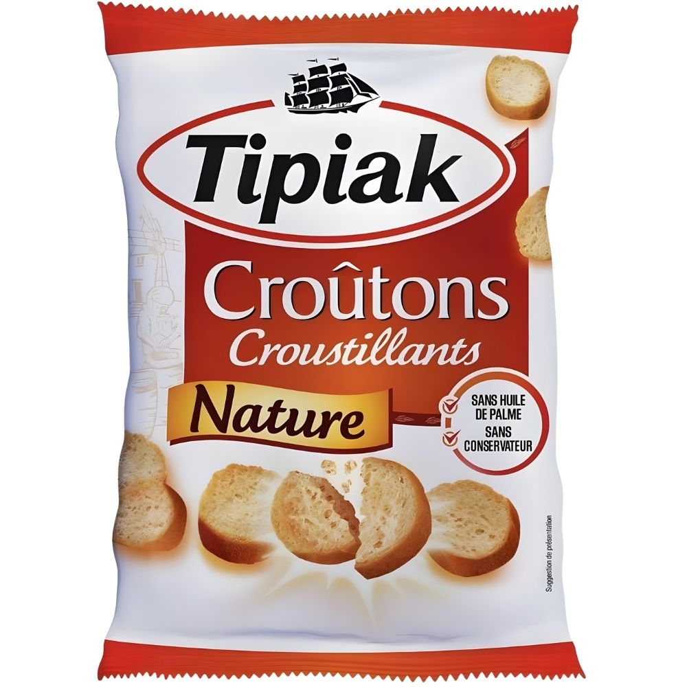 [707558] Croûtons de Pain Croustillants Nature Tipiak 75g