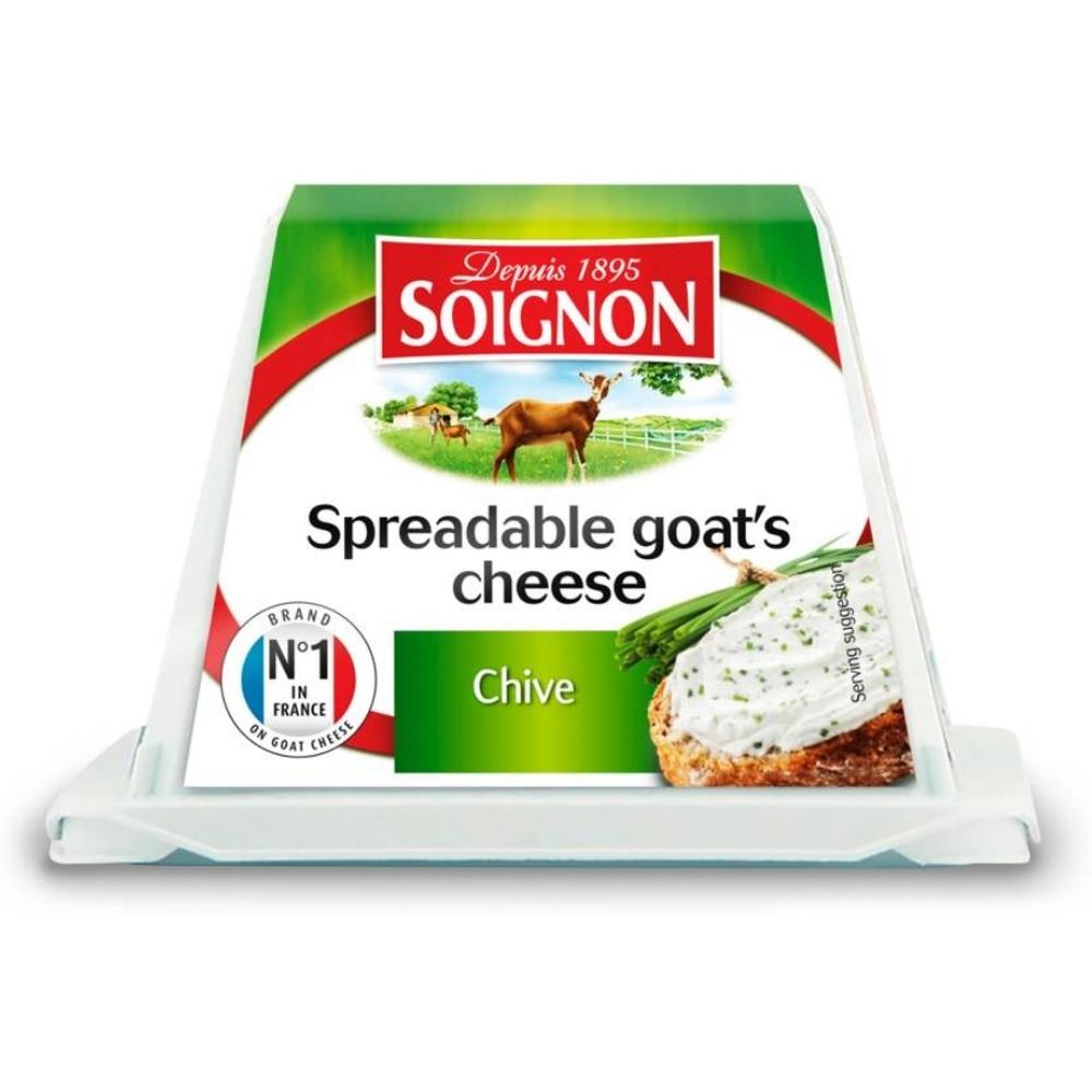 Fromage de Chèvre à Tartiner Pyramide Ciboulette Soignon 150g