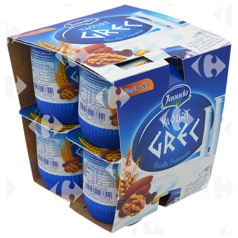 [424893] Pack Yaourt Brassé Muesli Grec Jaouda 8x110g.