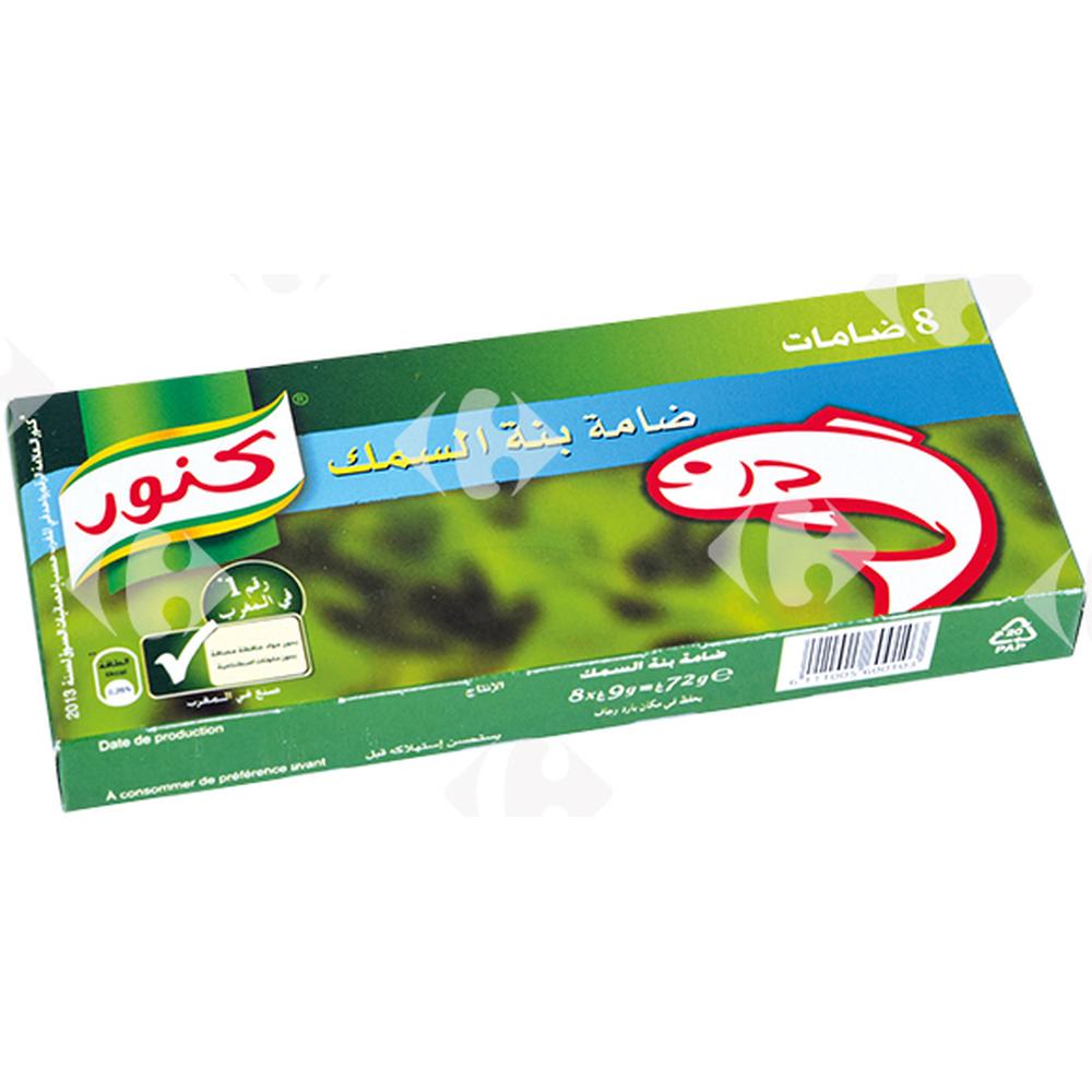 [9962] Bouillon de Poisson Knorr 8 unités.