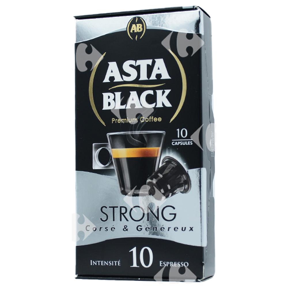 Café en Capsules Strong Asta Black N10x10.