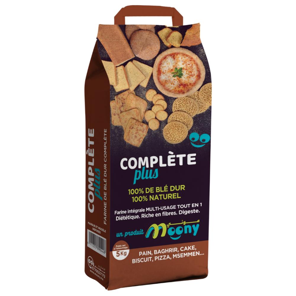 Farine complète kraft Moony 5kg.