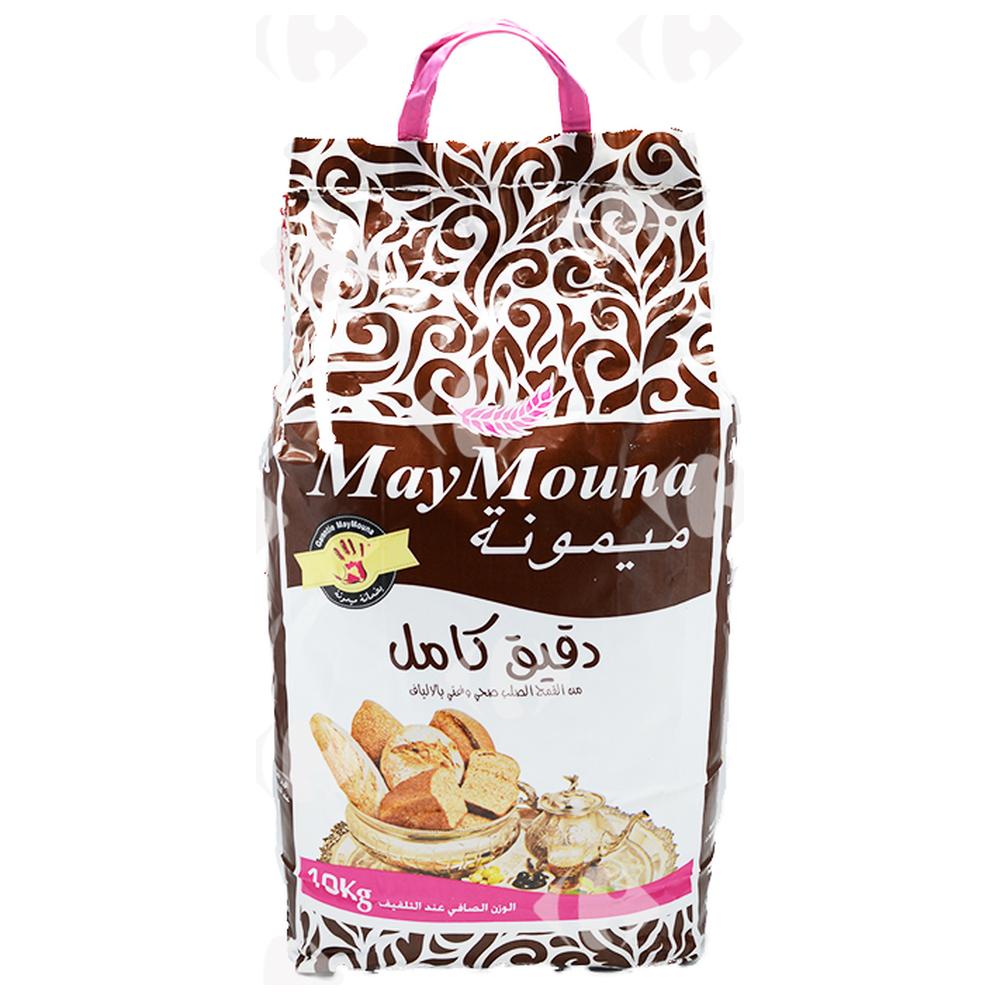Farine Complète de Blé Dur Maymouna 10kg.