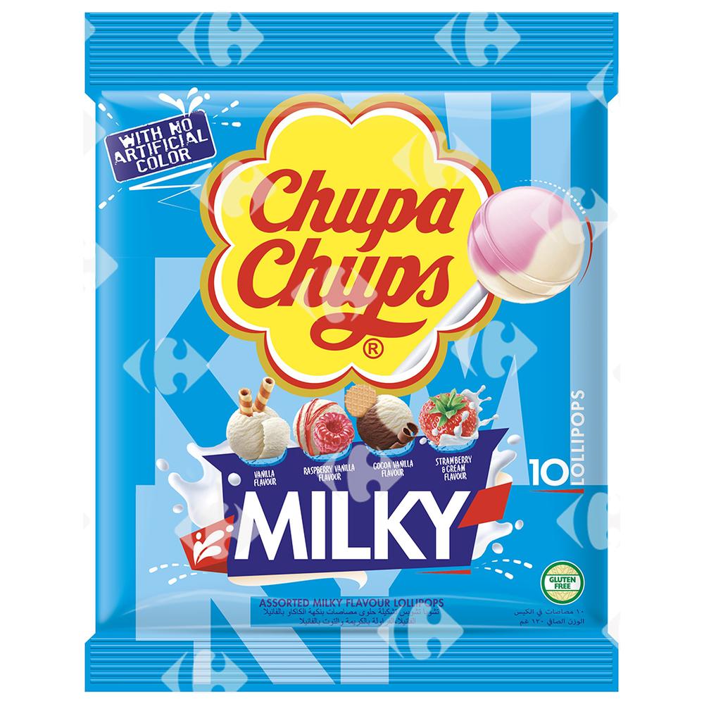 [694906] Sucettes Milky Chupa Chups 10 pièces