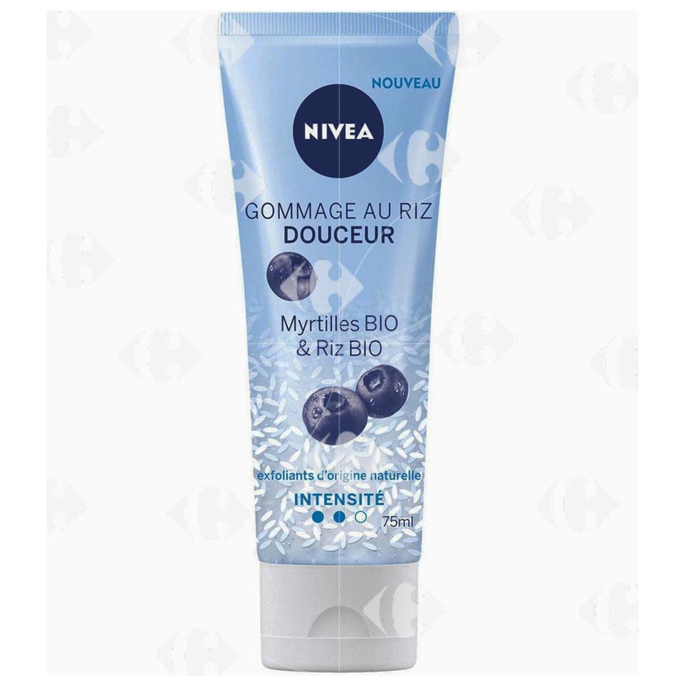 [667289] Gommage au Riz Douceur Myrtilles & Riz Bio Nivea 75ml