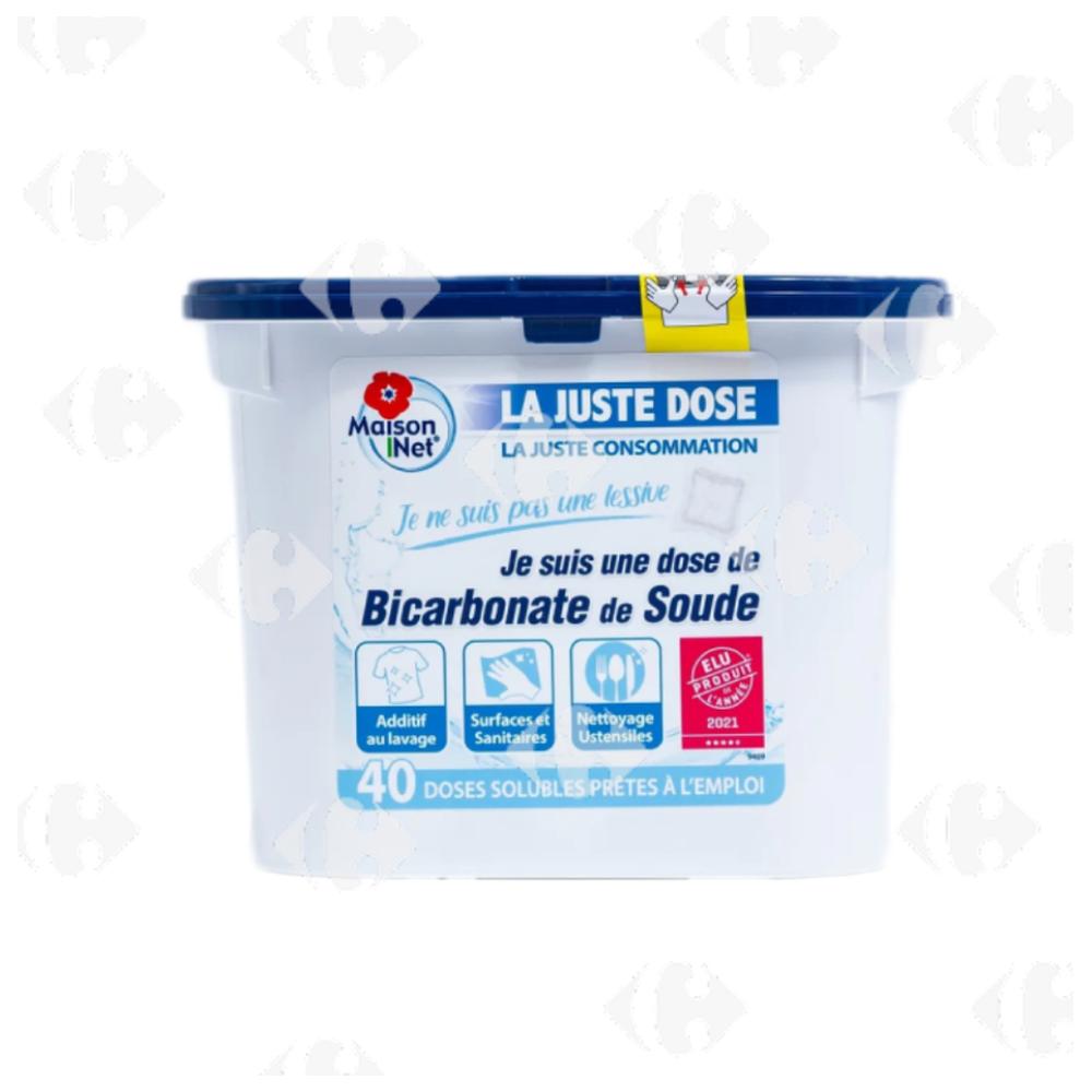 [688376] Capsules Multi-usages au Bicarbonate de Soude Eco Maison Net 40x20g.