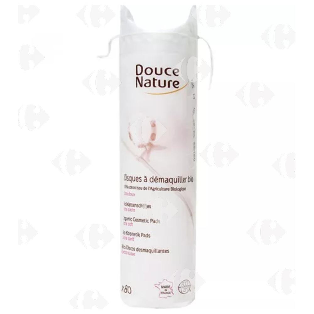 [682891] Disques à Démaquiller Bio Douce Nature 80 unités
