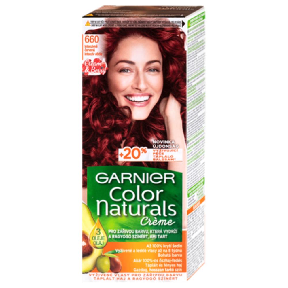 [653042] Coloration Crème Rouge Ardent Pur 6,60 Color Naturals Garnier.