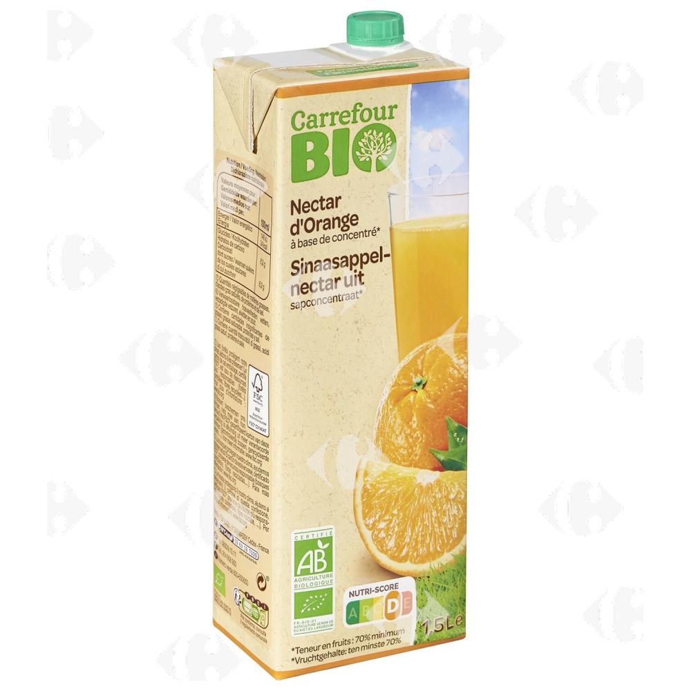 [665202] Nectar Bio d'Orange Carrefour Bio 1,5L