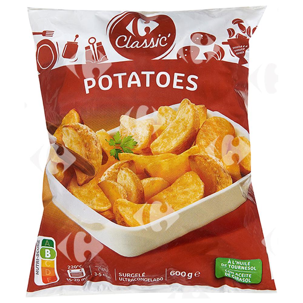 [625555] Potatoes Légèrement Épicées Carrefour 600g
