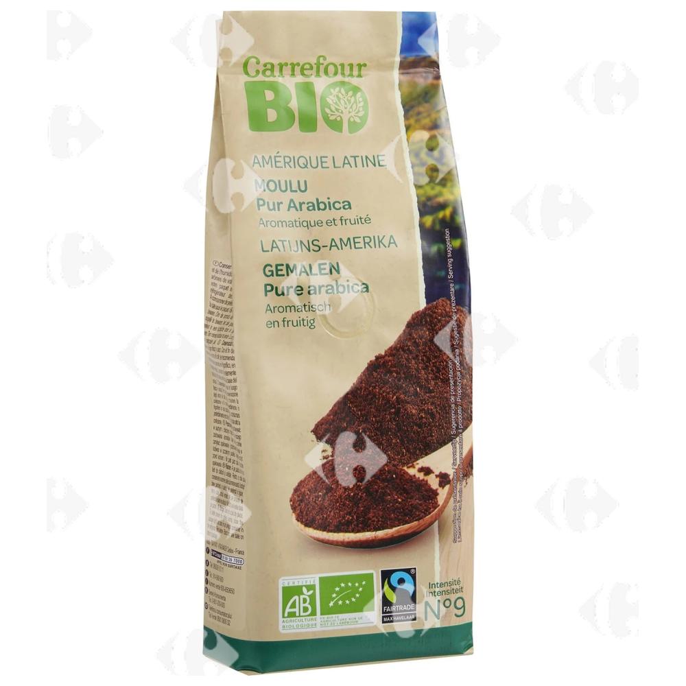 [666828] Café Moulu Amérique Latine Pur Arabica Carrefour Bio 250g
