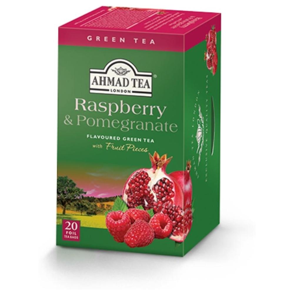 [694189] Thé Vert Raspberry & Pomegranate Ahmad Tea 20x2g