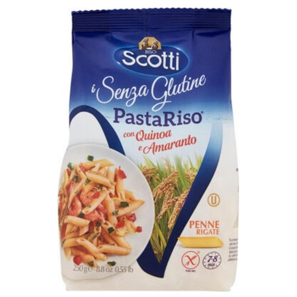 Riz Penne Rigate Sans Gluten Scotti 250g.