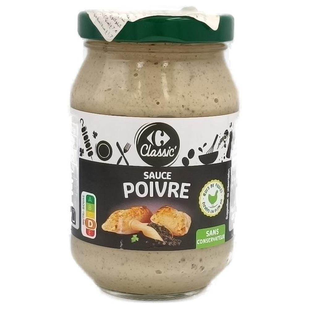 [656473] Sauce poivre Carrefour 250g.
