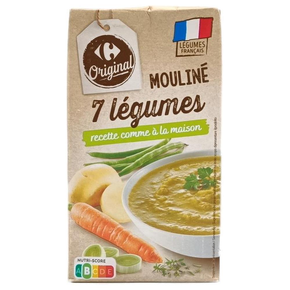 Soupe Mouliné 7 Légumes Carrefour Original 1L.