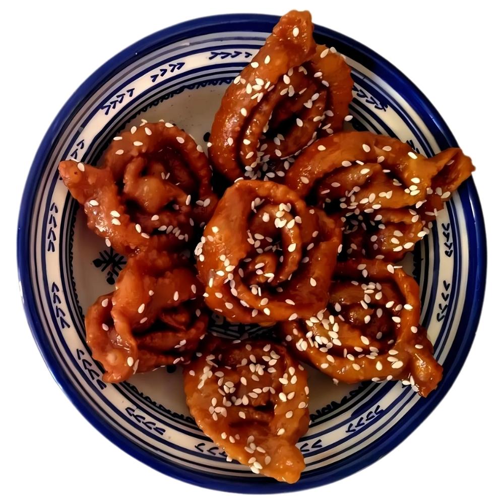 [726800] Mkharka aux Amandes Barquette au kg