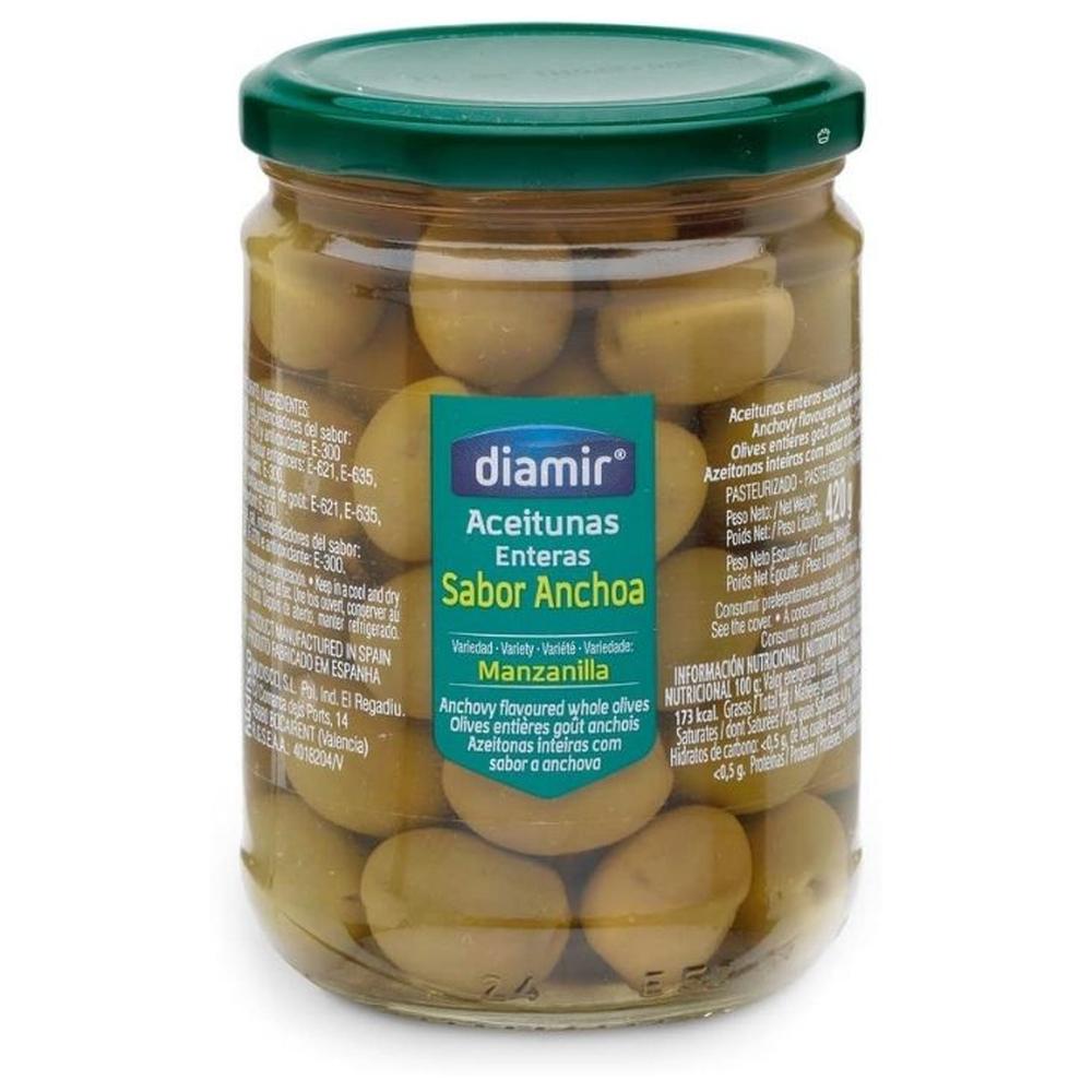 Olives Manzanilla Diamir 480ml.