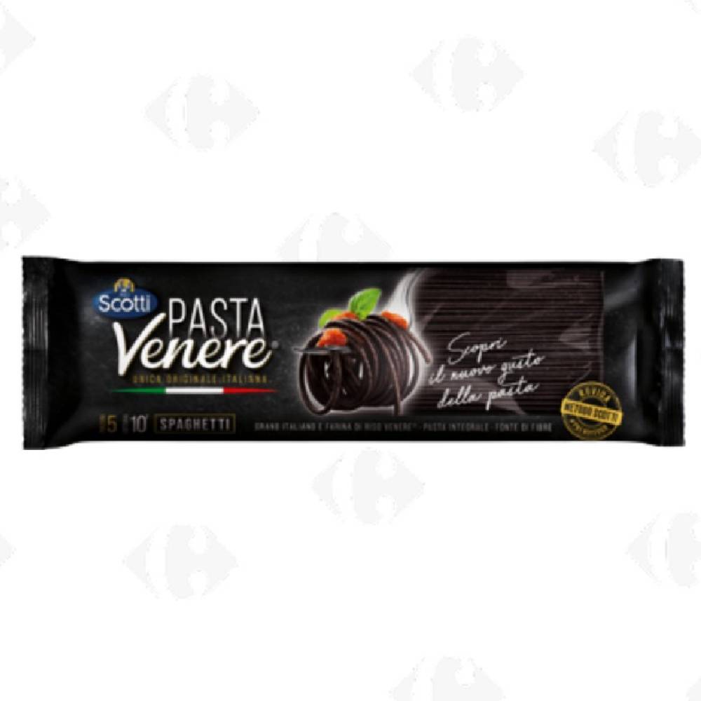[707562] Spaghetti au Riz Noir Scotti 400g