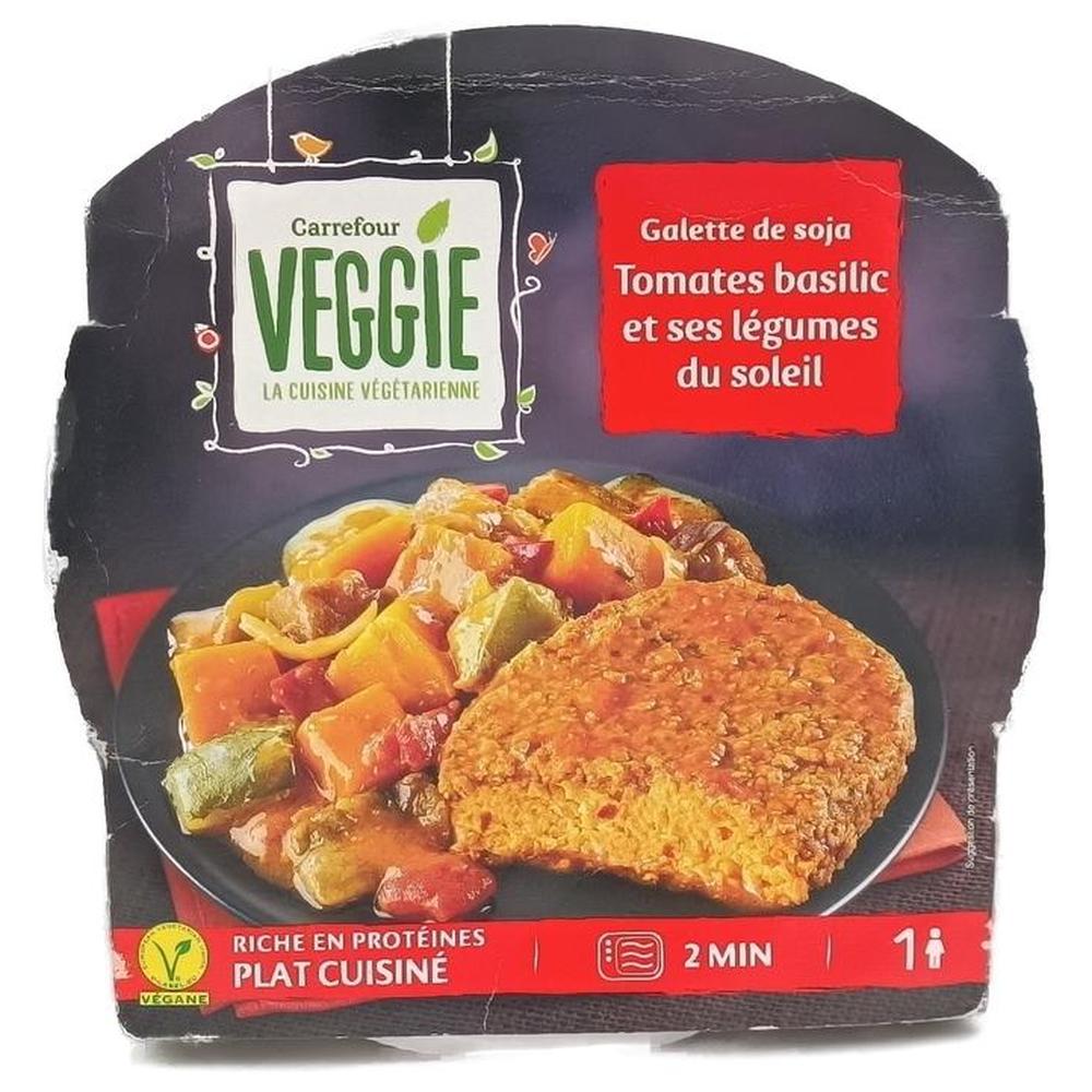 [662386] Plat Galette SoJean d'Audignac Légumes Soleil Carrefour Veggie 300g.