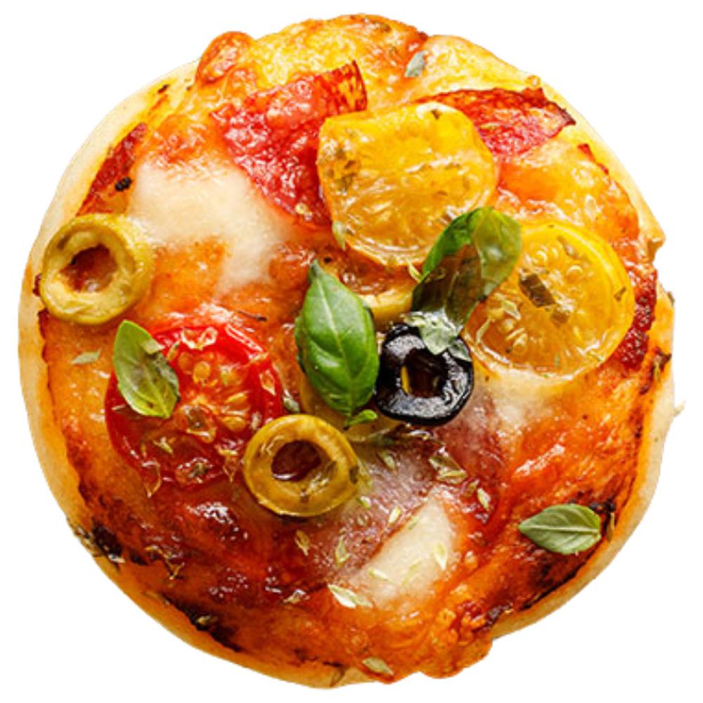 [727431] Mini Pizzas Végétariennes 2 pièces