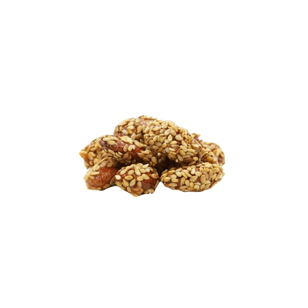 [634086] Amandes Grillées au Sésame 100g.