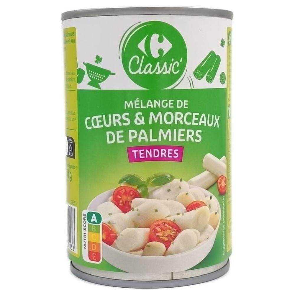 Préparation de Cœurs de Palmiers Carrefour 400g