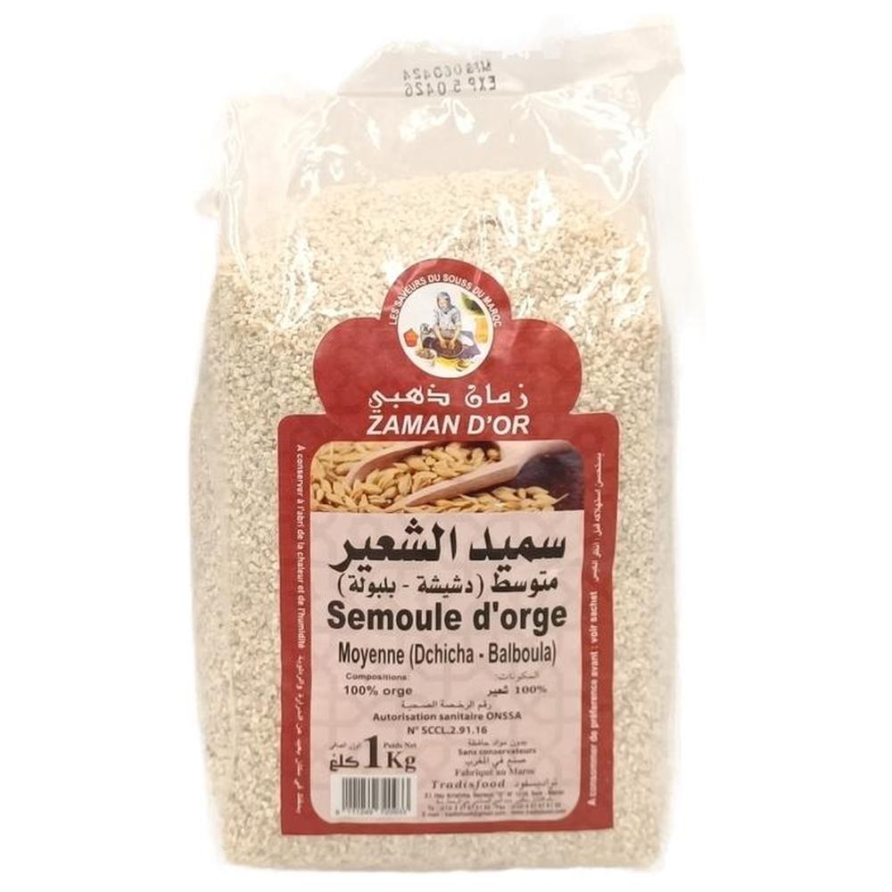 Semoule d'Orge Moyenne Zaman d'Or 1kg.