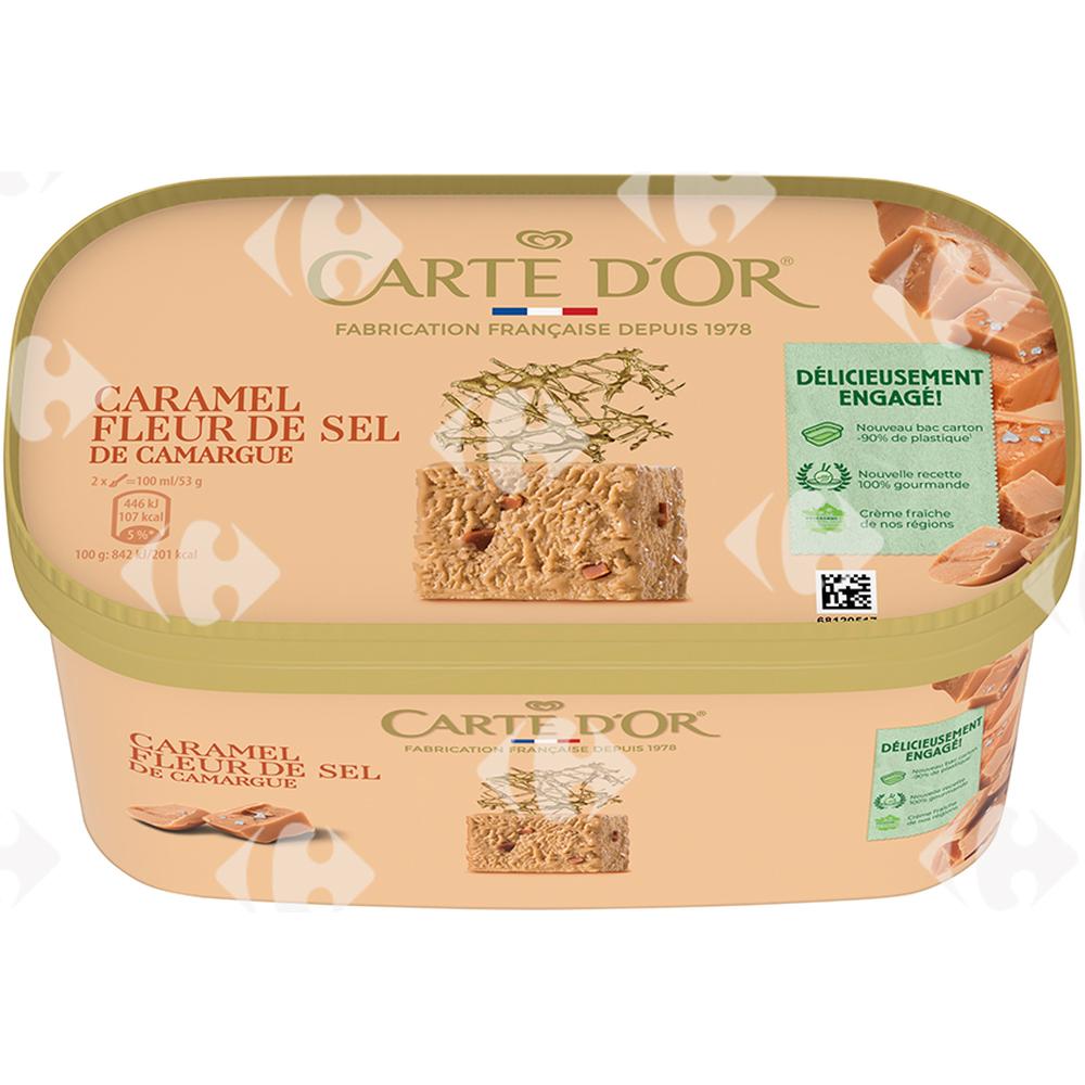 [684235] Crème Glacée Caramel Fleur de Sel Carte d'Or 900ml.