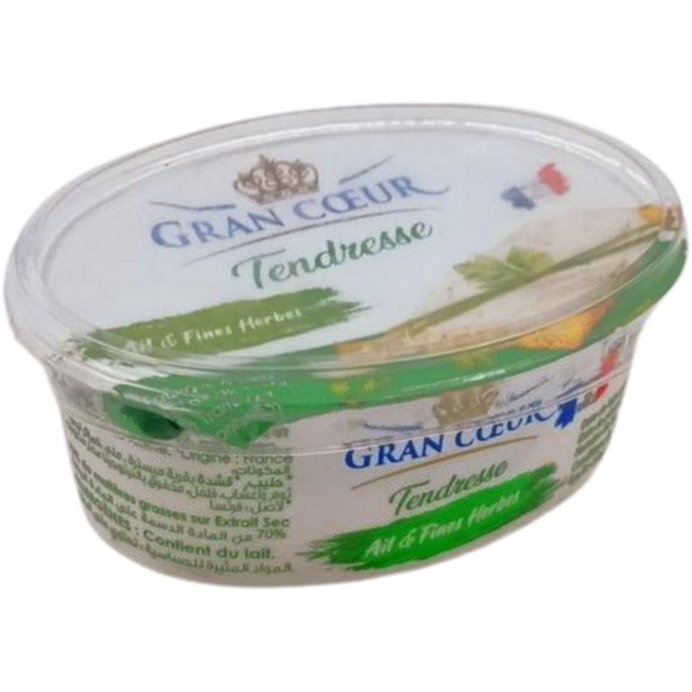 [704949] Fromage Ail et Herbe Tendresse Gran Cœur 125g.