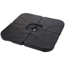 Support Parasol en Pehd 50x50x75cm 4 pièces