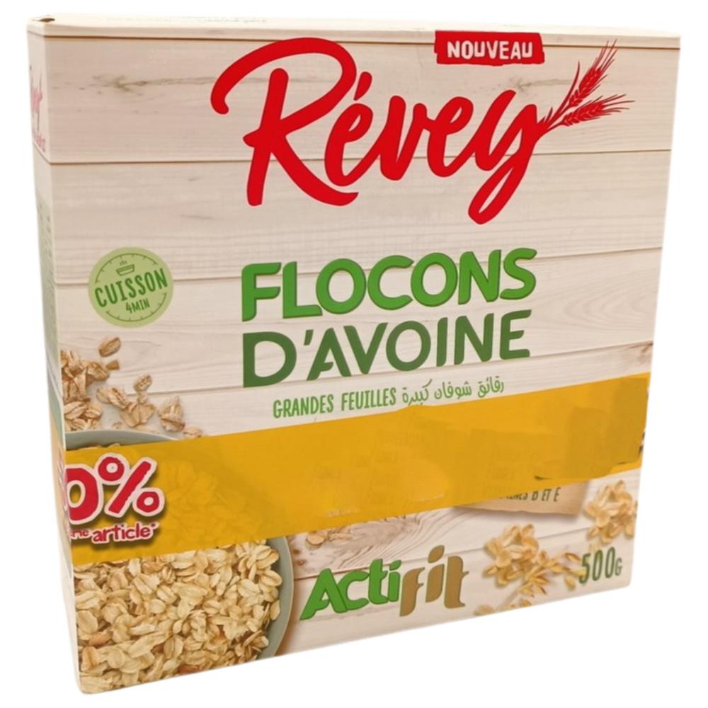 [710026] Flocons d'Avoine Grandes Feuilles Révey 500g.