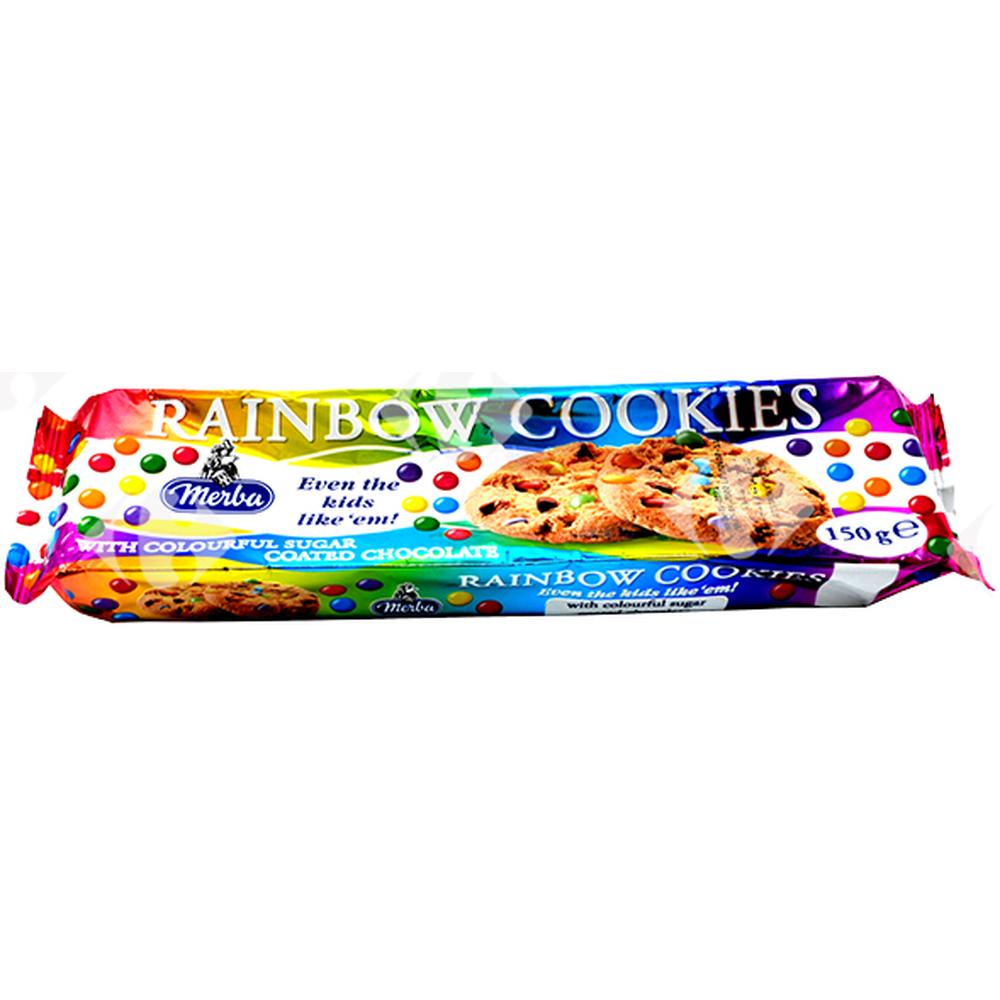 [662990] Rainbow Cookies Merba 150g