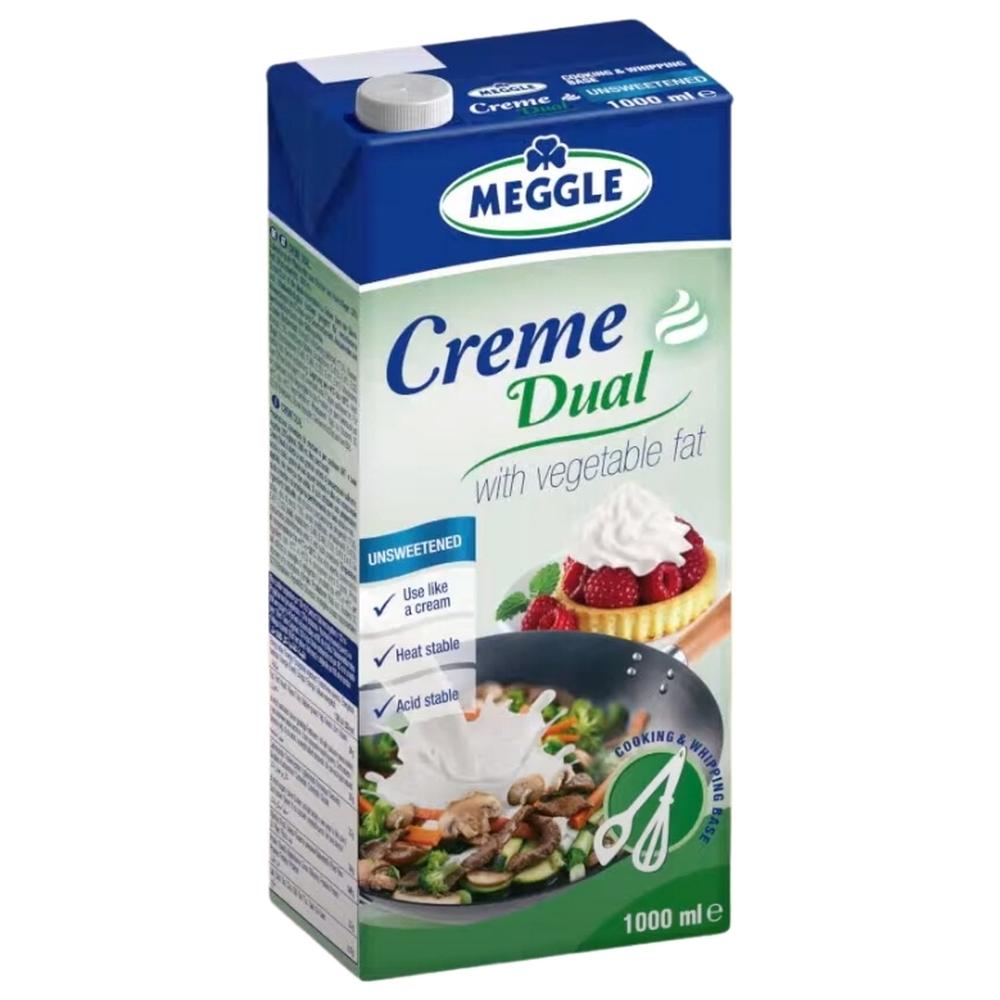 [552145] Crème Végétale Duo Non Sucrée Meggle 1L.