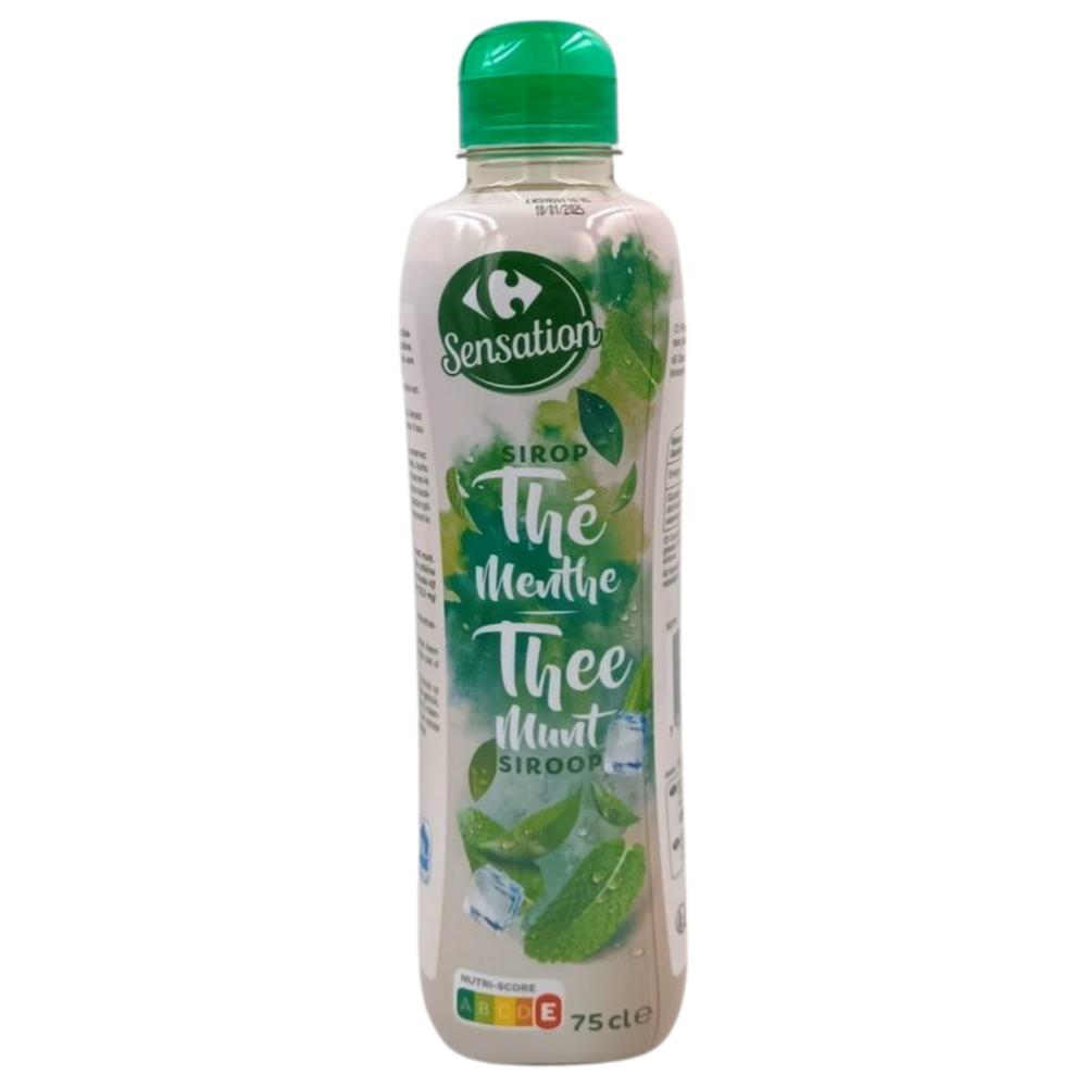 [709042] Sirop de Thé Menthe Carrefour Sensation 75l.