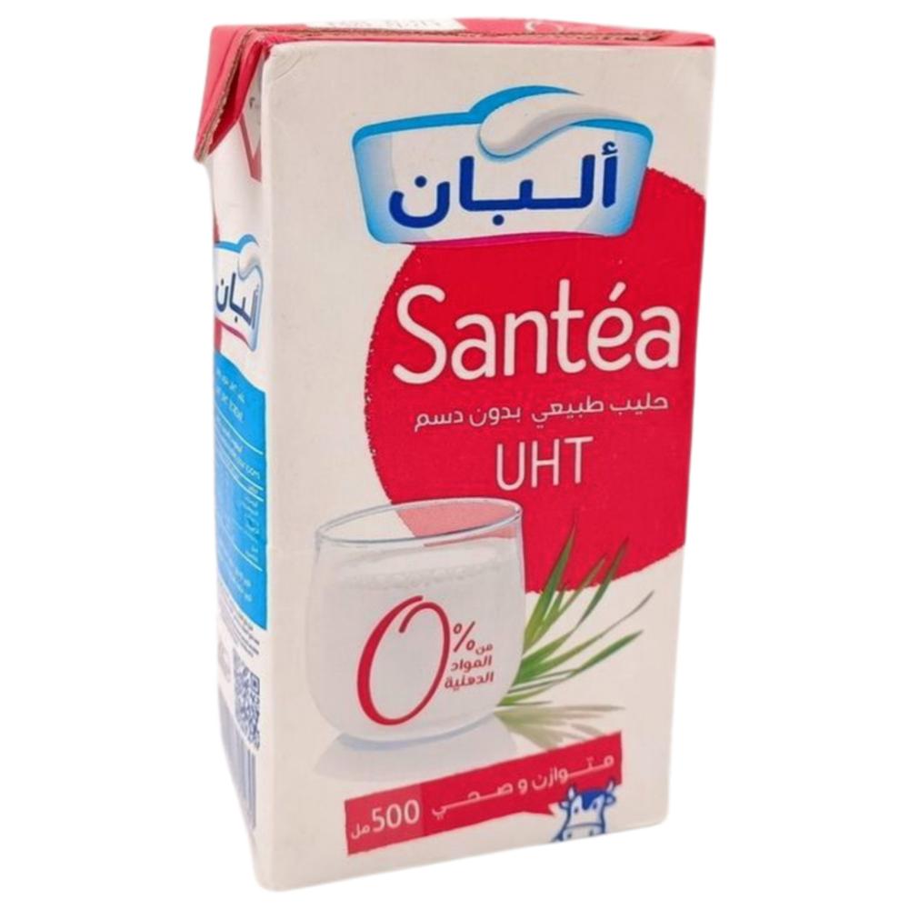 Lait UHT Santea 0% Albane 500ml.