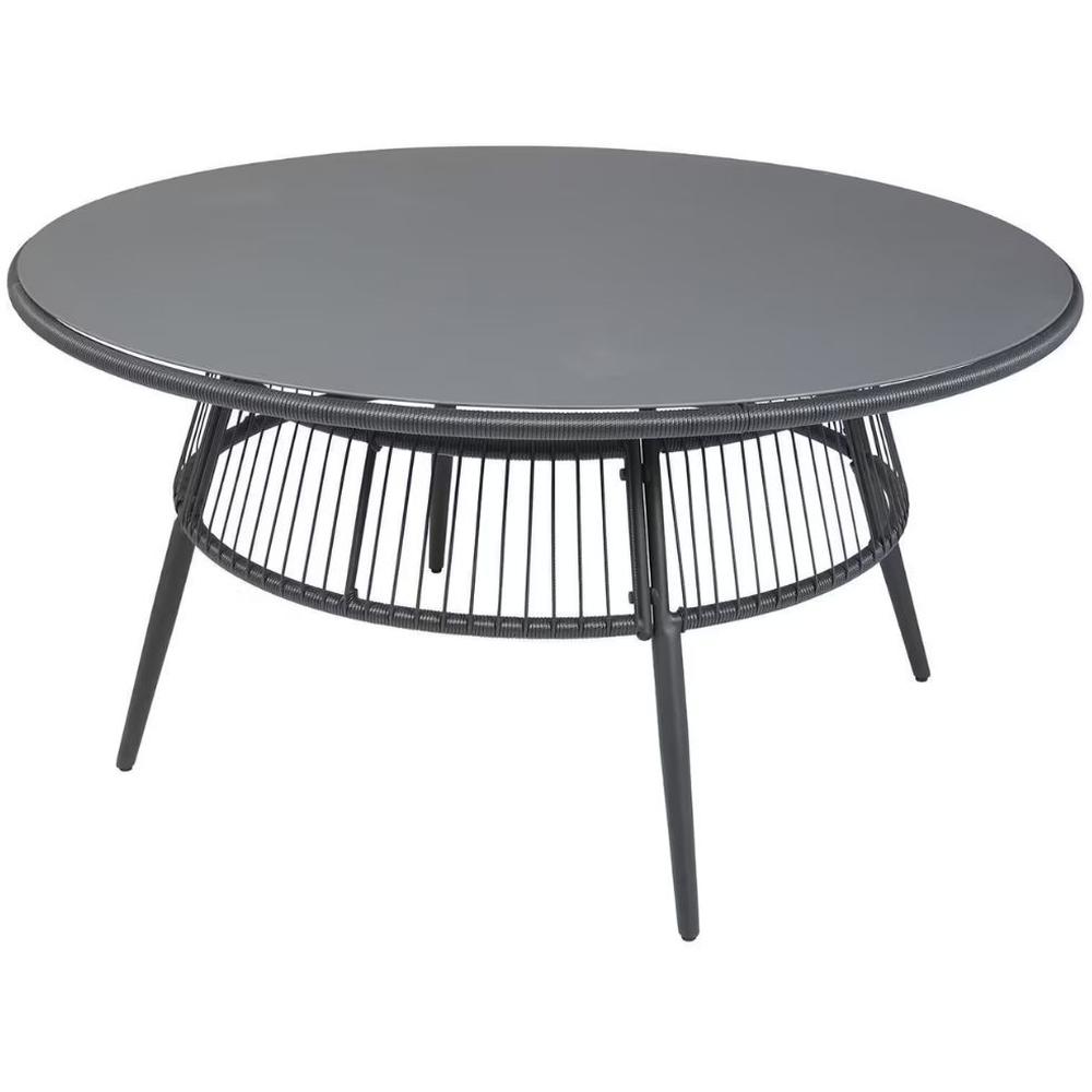 [693775] Table Ronde Viena en Acier 74x150cm