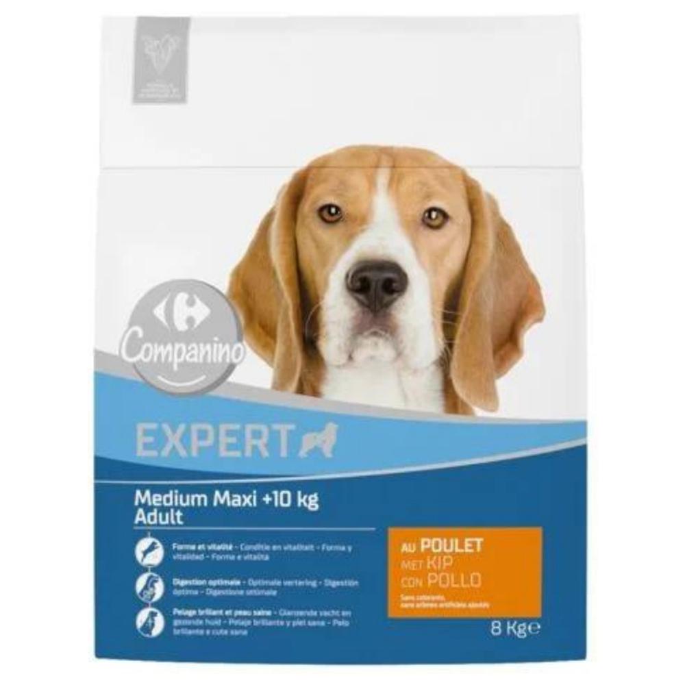 Croquettes Pour Chien Adulte Medium et Maxi au Poulet Carrefour 10kg