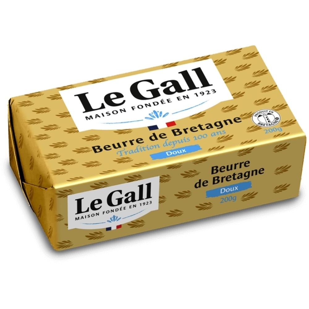 [710762] Beurre Crème Maturée Doux Le Gall 200g.