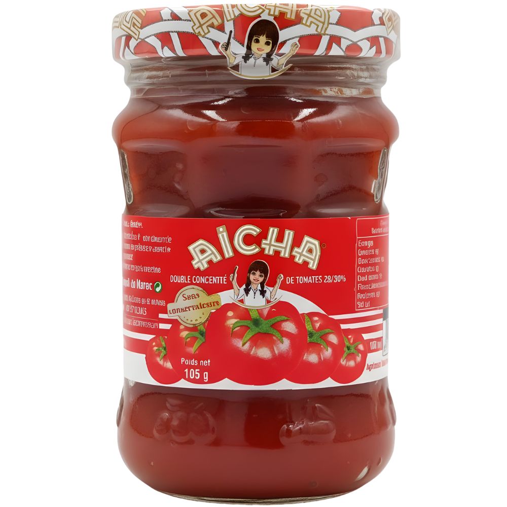 [185346] Conserve de Concentré de Tomates Aicha 10,6cl