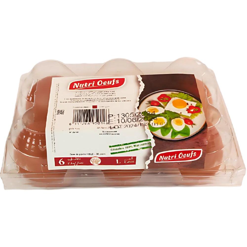 [670147] Oeufs Gros Calibre Ovocorp Boite de 6 unités