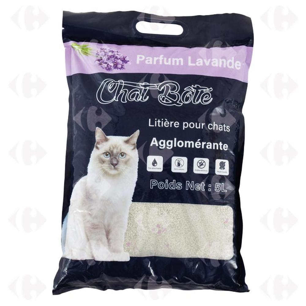 Litière Absorbante Lavande Chat Bote 5L