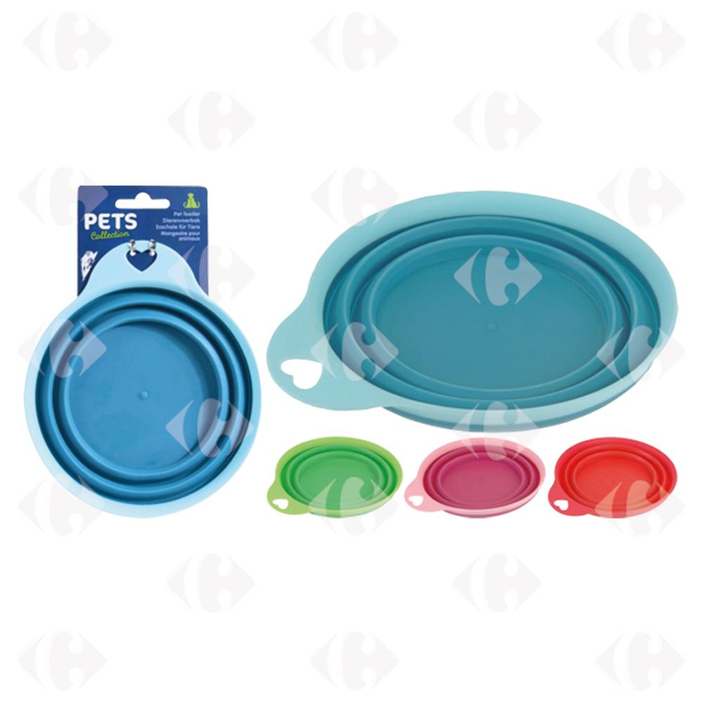 [624802] Mangeoire Pliable pour Animaux (couleur aléatoire)