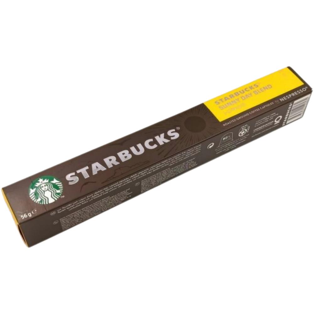 Capsules Sunny Day Vanilla Latte Starbucks 56g 10 unités.