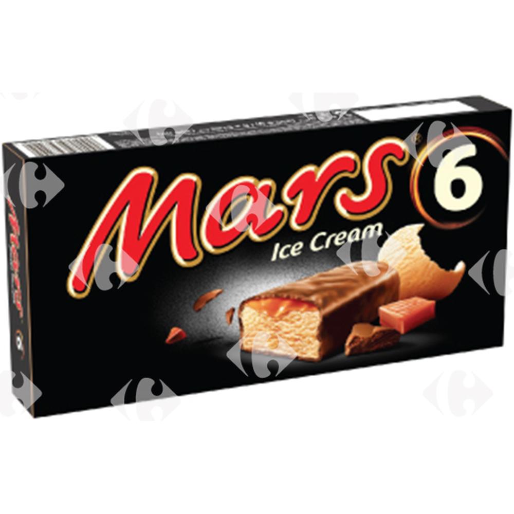 [645885] Barres Glacées Mars 6 pièces 306ml.