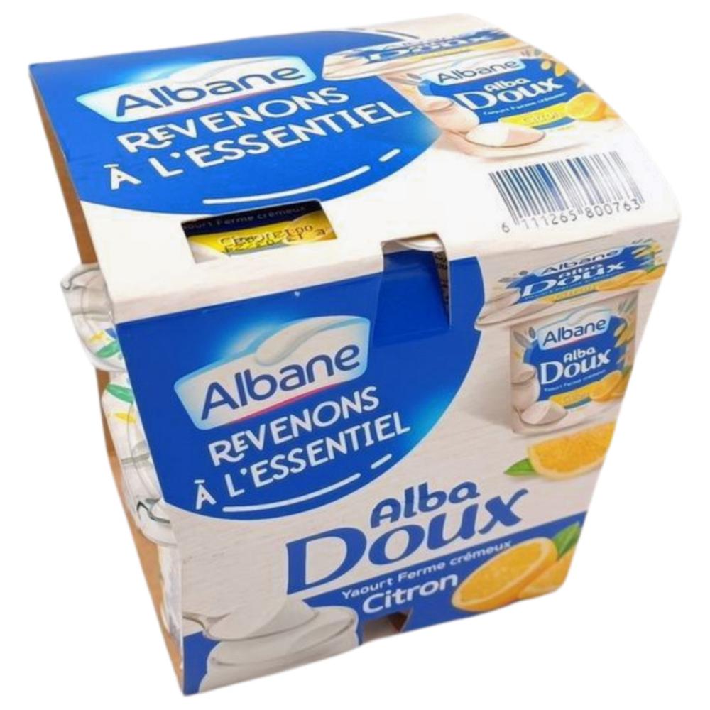 Pack Yaourt Ferme Citron Albane 8x110g.