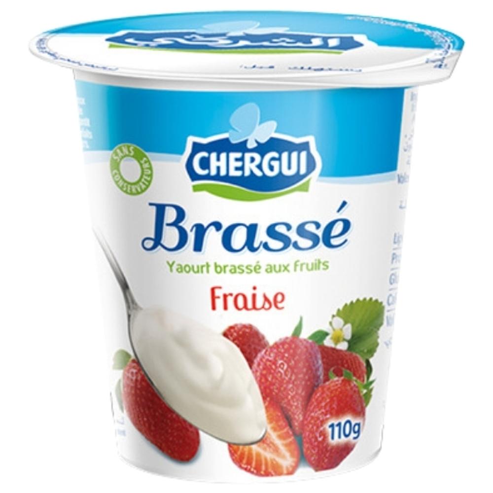 [29074] Yaourt à La Cuillère Brassé Fraise Chergui 110g